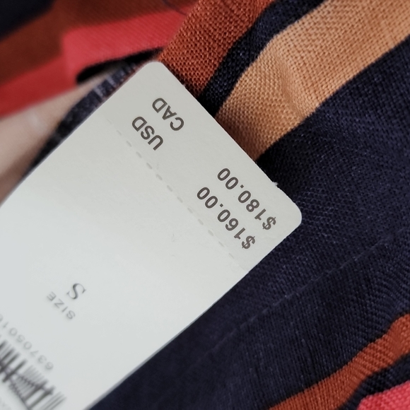 NWT Anthropologie Farm Rio Striped Wide Leg Pants - Picture 5 of 5